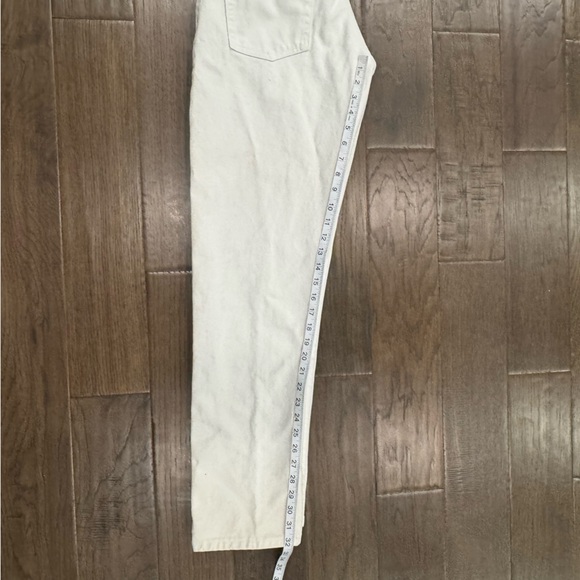 Calvin Klein 100% Cotton White Jeans - Picture 11 of 12